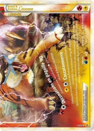 Entei et Raikou Légende 91/95 (Excellent)